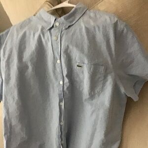 LACOSTE BUTTON DOWN POCKET SHIRT MENS